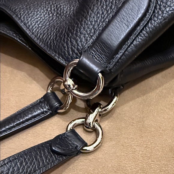 Coach Black Leather Shoulder Bag - Picture 7 of 7